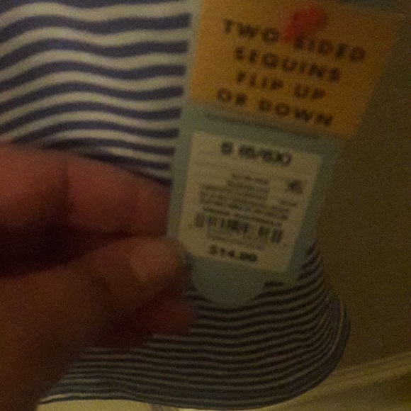 Girl's Cat & Jack brand short sleeve top with sequin cherries. NWT - Picture 2 of 5